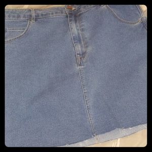 Denim skirt